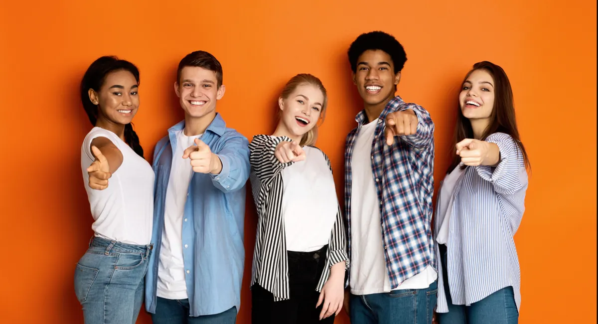 Teens exploring career options at a youth career event